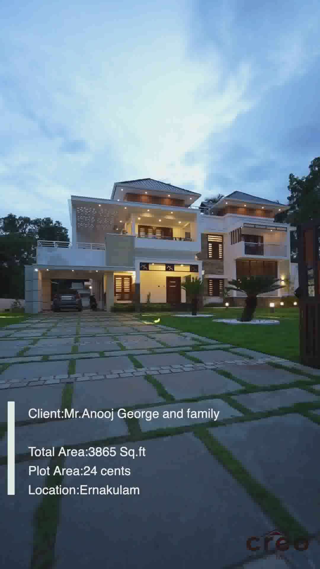 Client: Mr Anoop George and family

Area: 3865 Sq Ft
Plot: 24 Cents
Location: Ernakulam

Architect: Ginu M
Contact number: 9645899951
Firm name: Creo Homes Pvt. Ltd.
@creoarchitects
Architect: Sreerag Paramel