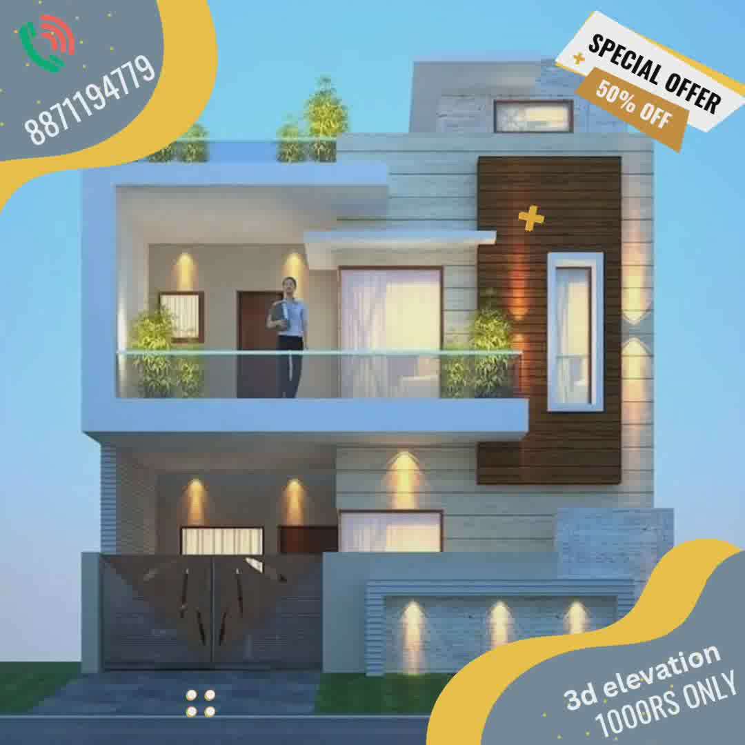 modern elevation concept in 3d only 1000rs only

 #ElevationHome  #3d #ElevationDesign #frontElevation