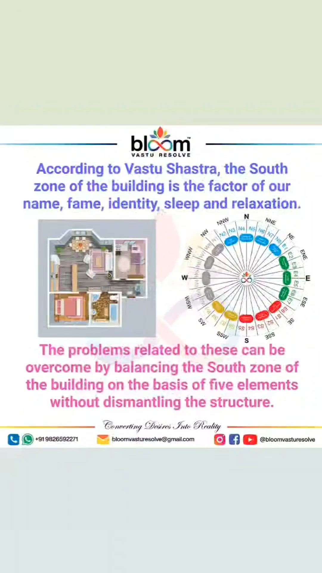 Your queries and comments are always welcome.
For more Vastu please follow @bloomvasturesolve
on YouTube, Instagram & Facebook
.
.
For personal consultation, feel free to contact certified MahaVastu Expert through
M - 9826592271
Or
bloomvasturesolve@gmail.com
#vastu #वास्तु #mahavastu #mahavastuexpert #bloomvasturesolve  #vastureels #vastulogy #vastuexpert  #vasturemedies  #vastuforhome #vastuforpeace #vastudosh #numerology #vastuforhealth #soithzone  #दक्षिणदिशा #bedroom