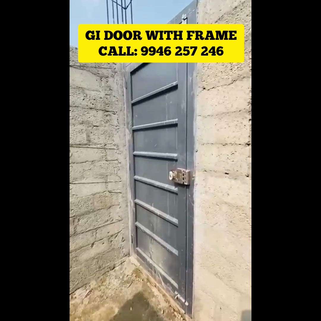 GI Security Door With Frame

#door