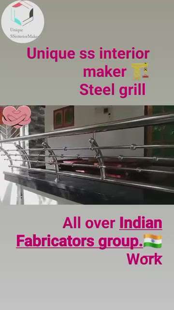 unique SS interior maker #brand🏗️ steel grill faborication all over india 🇮🇳🤝👈 #Kerala