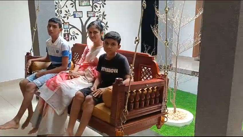 When the whole family loves the swing 😍

#swingchair #swing #livingroom #reading #music #hobbies #drawingroom #family #children #furniture #customisedfurniture 
#InteriorDesigner #thrissur #ernakulam #kerala 

follow for more updates
to know more about the swingchair get in touch with us 

#primedecorindia