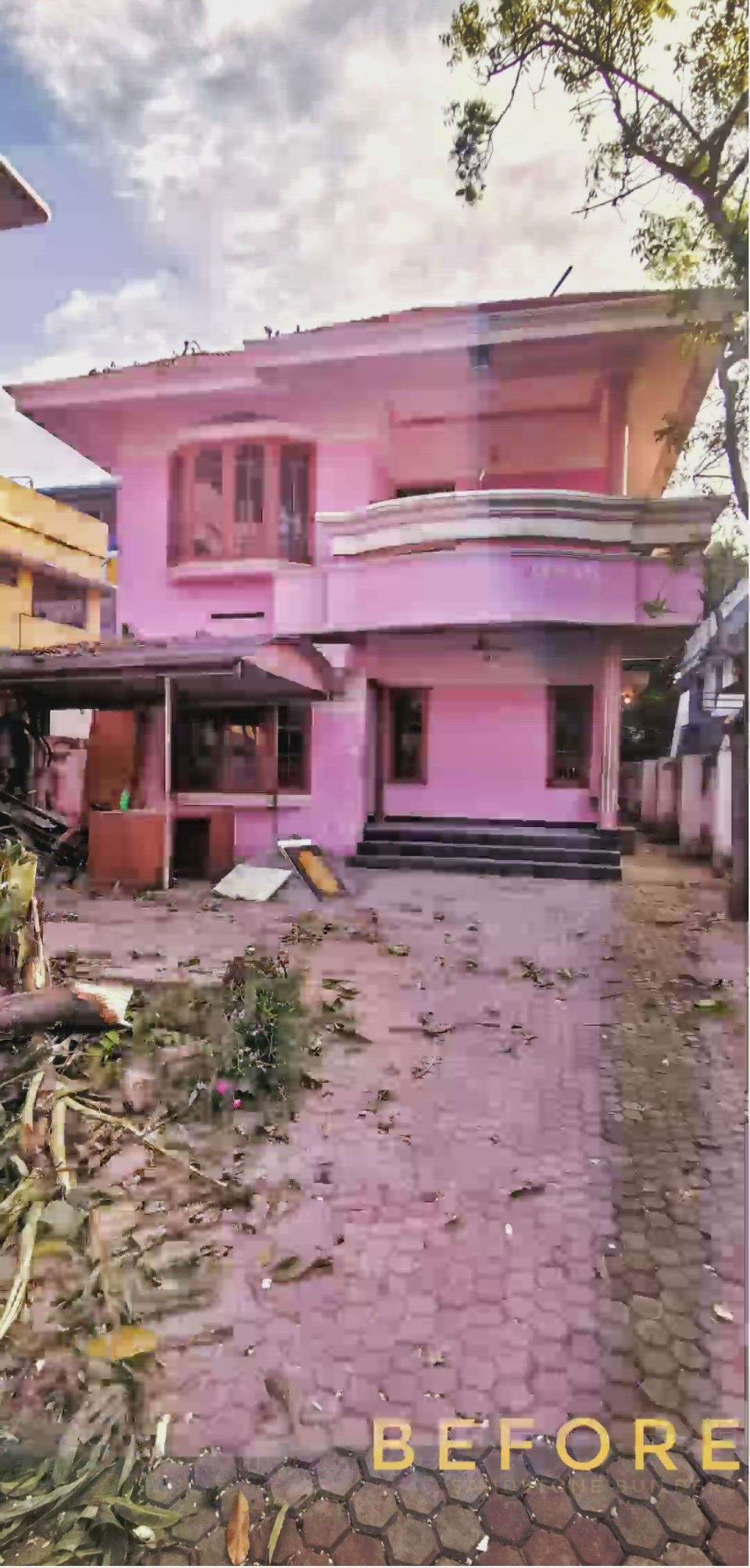 #HouseRenovation #MAKEOVER  #renovation  #KeralaStyleHouse #ContemporaryHouse #cladding  #architecturedesigns
