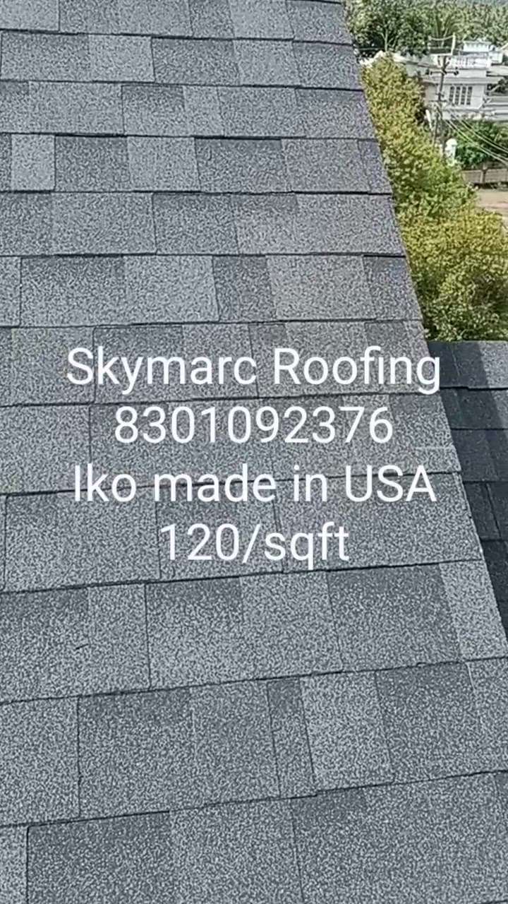 Skymarc Roofing
Iko made in USA
Dual black
120/sqft
