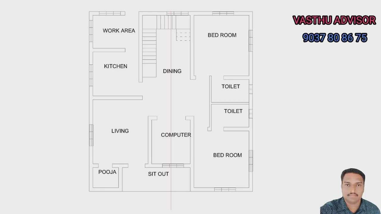 How to prepare vastu floor plan by Vasthu Advisor 9037808675