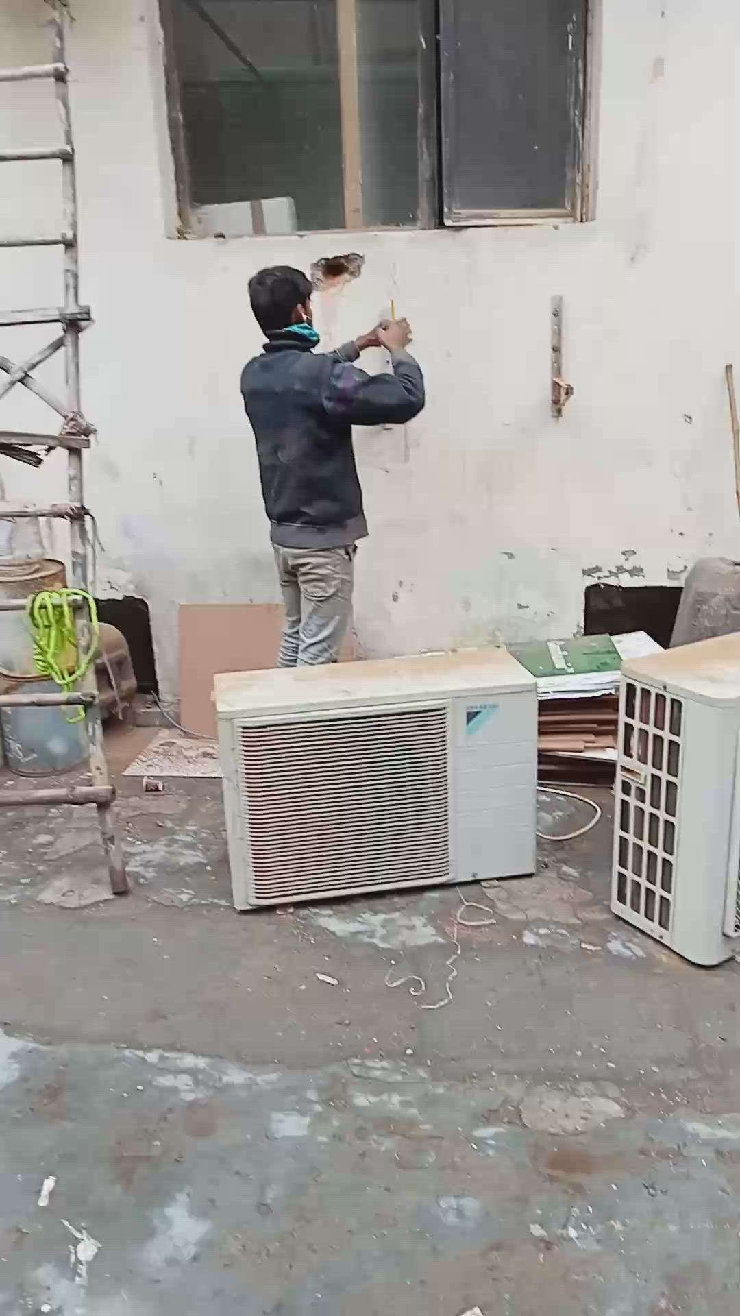 installing AC work