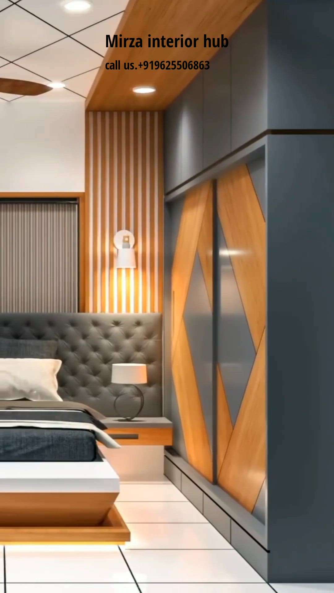 #modularwardrobe  #BedroomDecor  #MasterBedroom  #BedroomDesigns  #LUXURY_BED