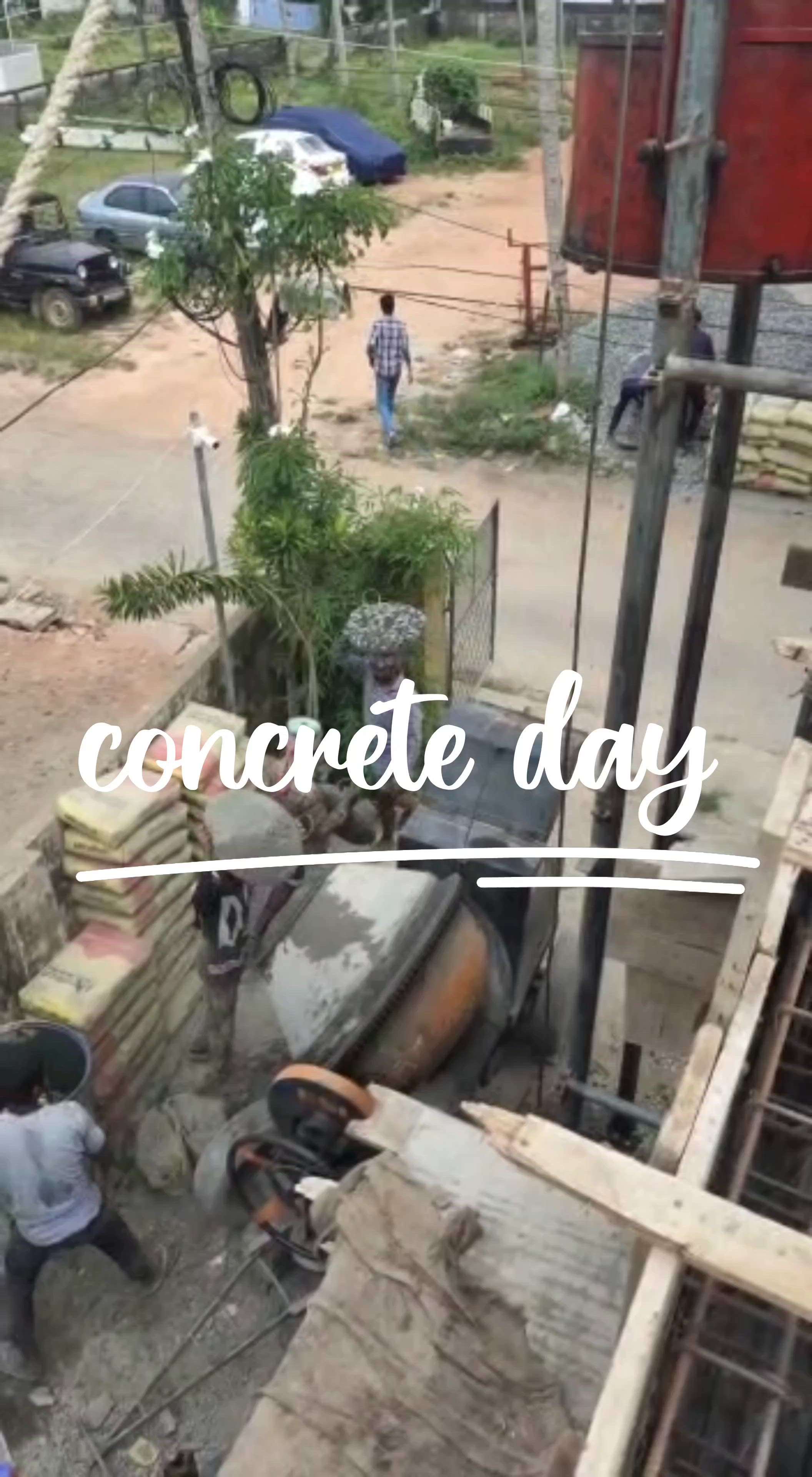 concrete day
#constructionsite #structuraldesign #FloorPlans #kochikerala #CivilEngineer #InteriorDesigner #supervising #arecturechitecturedesign