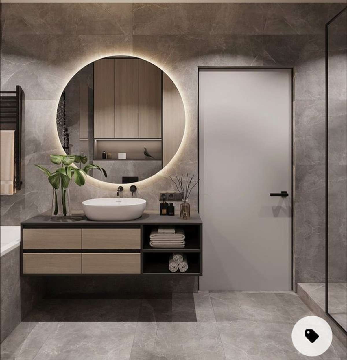 Bathroom, Lighting Designs by Interior Designer MAJESTIC INTERIORS ®, Faridabad | Kolo