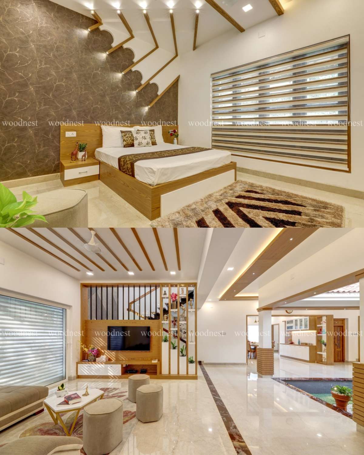 Exterior, Lighting Designs by Interior Designer Woodnest Developers, Thrissur | Kolo