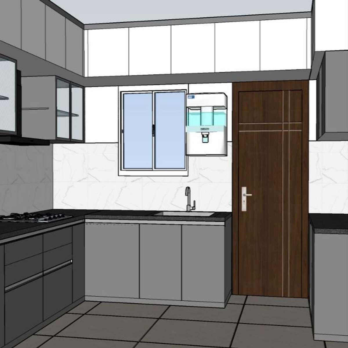 Kitchen, Lighting, Storage Designs by Carpenter Follow Kerala Carpenters work, Ernakulam | Kolo