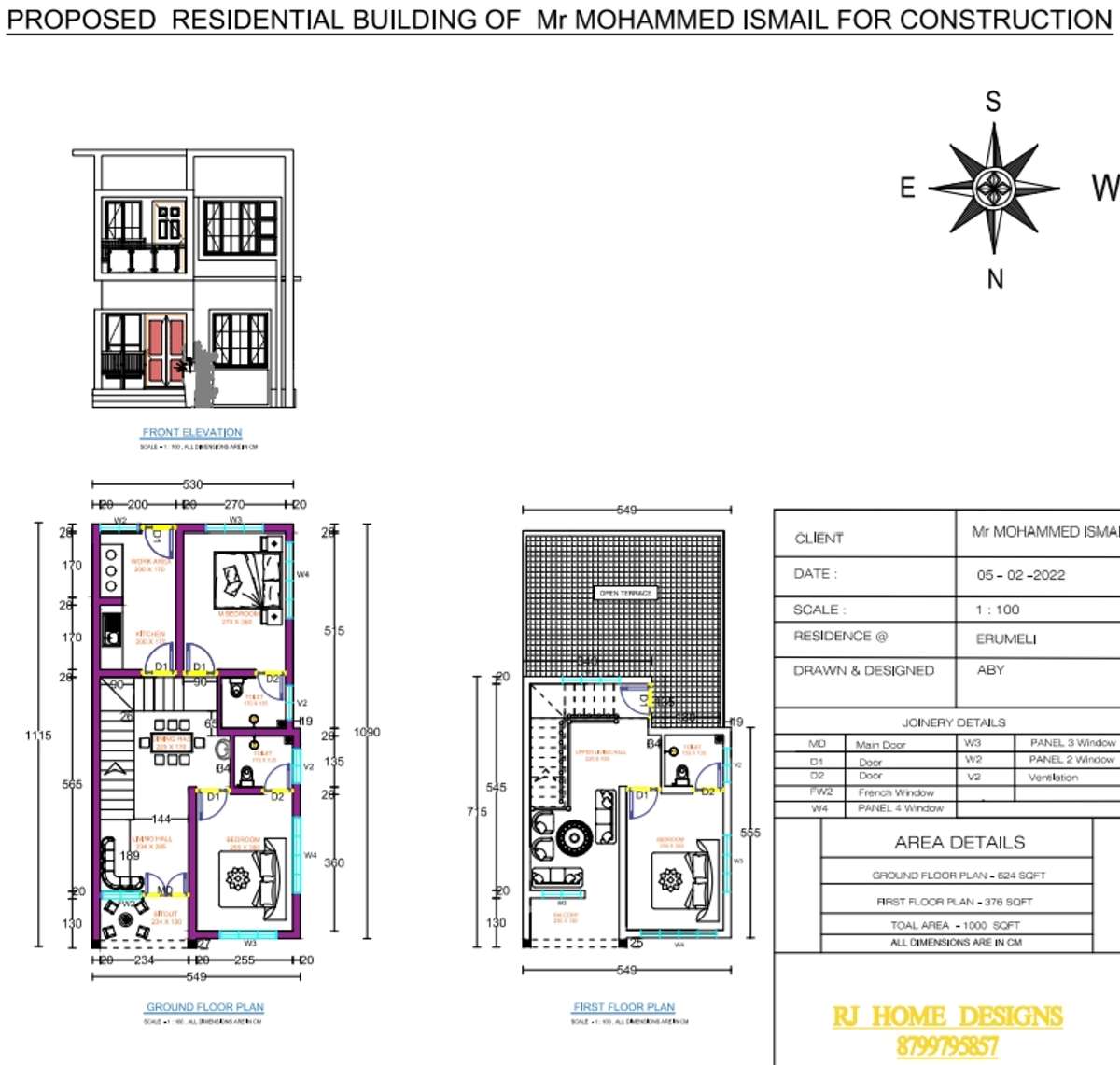 Designs by Civil Engineer Rj Home Designs, Kottayam | Kolo