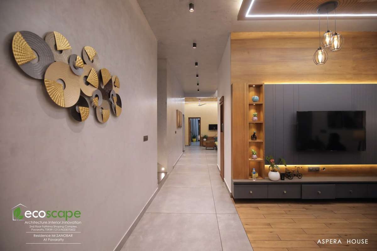 Lighting, Living, Flooring, Storage Designs by Interior Designer judheesh pavaratty, Thrissur | Kolo