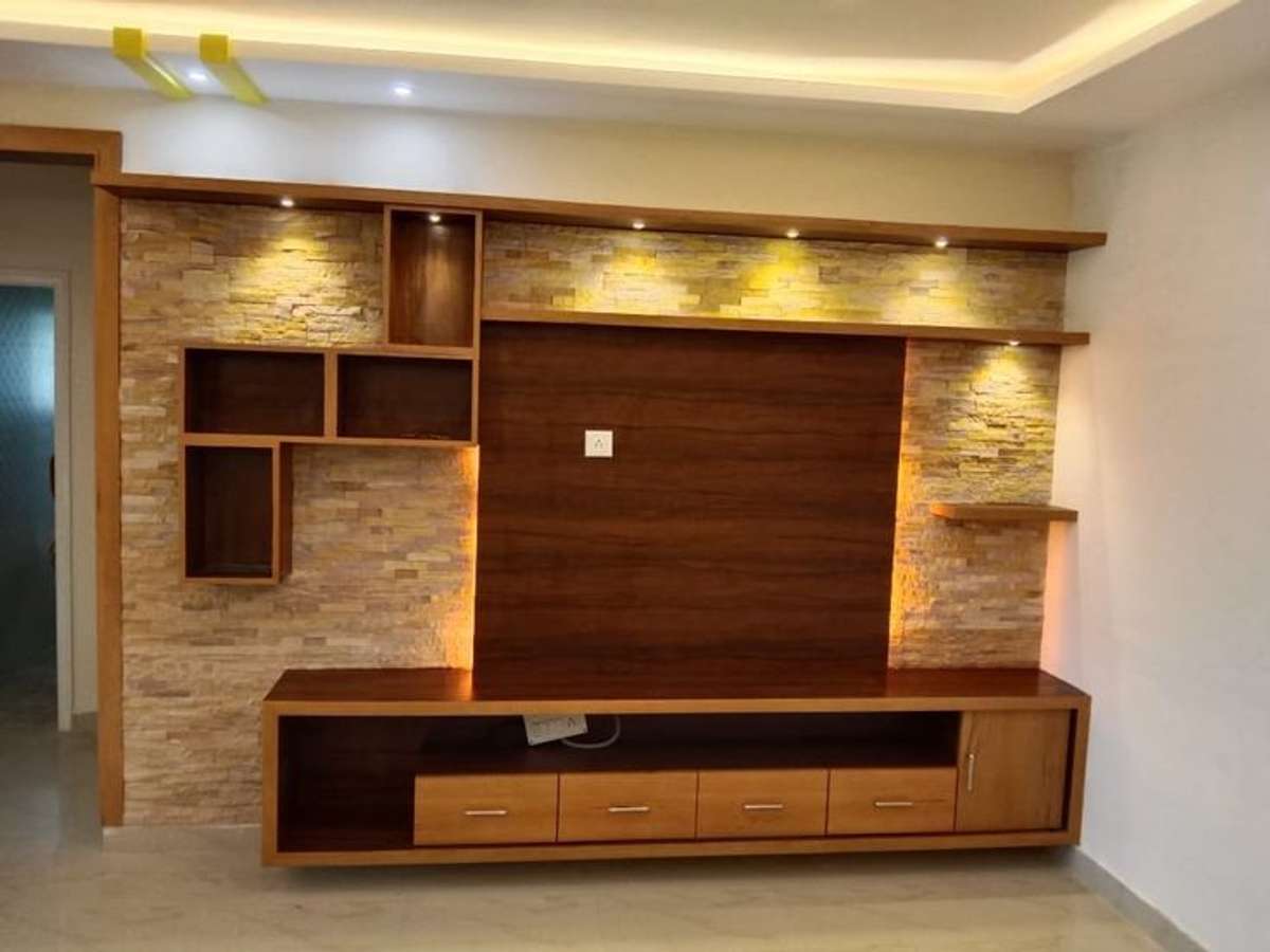 Living, Lighting, Storage Designs by Contractor Culture Interior, Delhi | Kolo