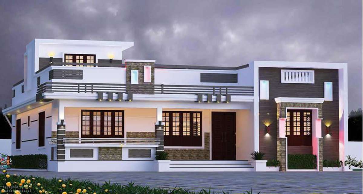 Designs by Contractor Abhilash MD Construction, Pathanamthitta | Kolo