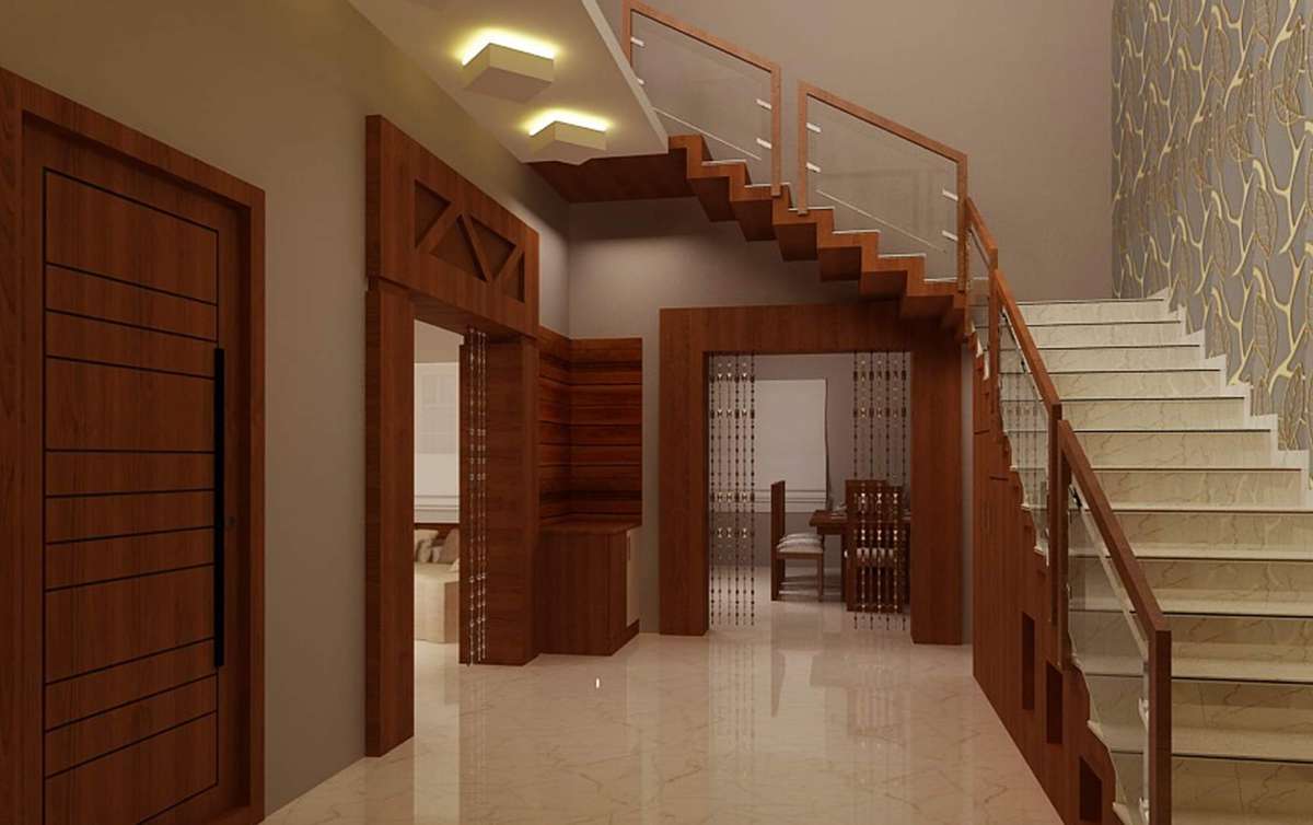 Flooring, Storage, Lighting, Staircase, Furniture Designs by Carpenter saji pk saji thrissur, Thrissur | Kolo