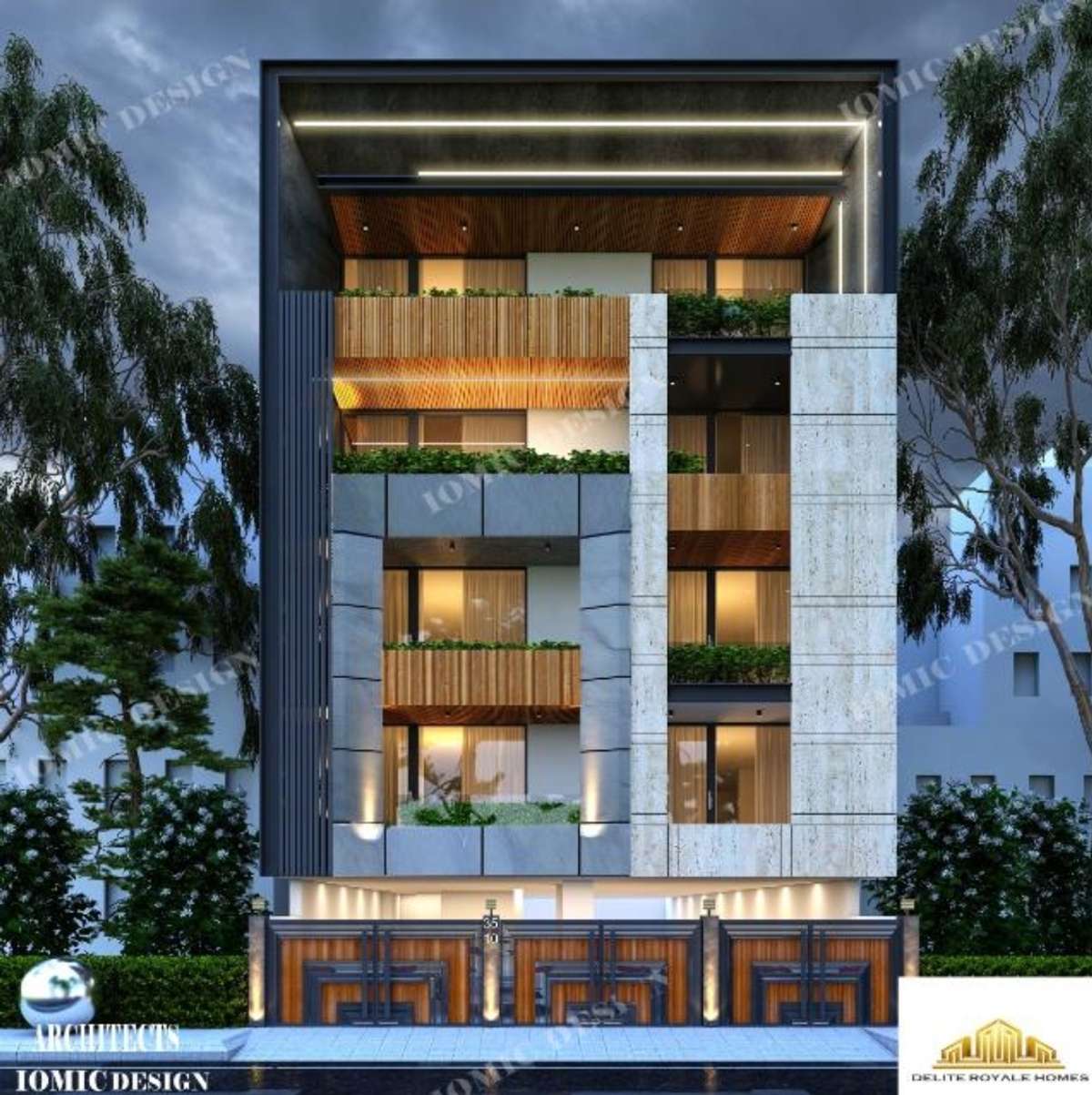 Exterior, Lighting Designs by Civil Engineer SANT PRAKASH, Gurugram | Kolo