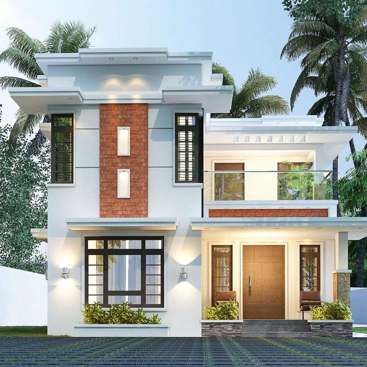 Designs by Civil Engineer 3LINES DESIGN BUILD CONTRACT, Malappuram | Kolo