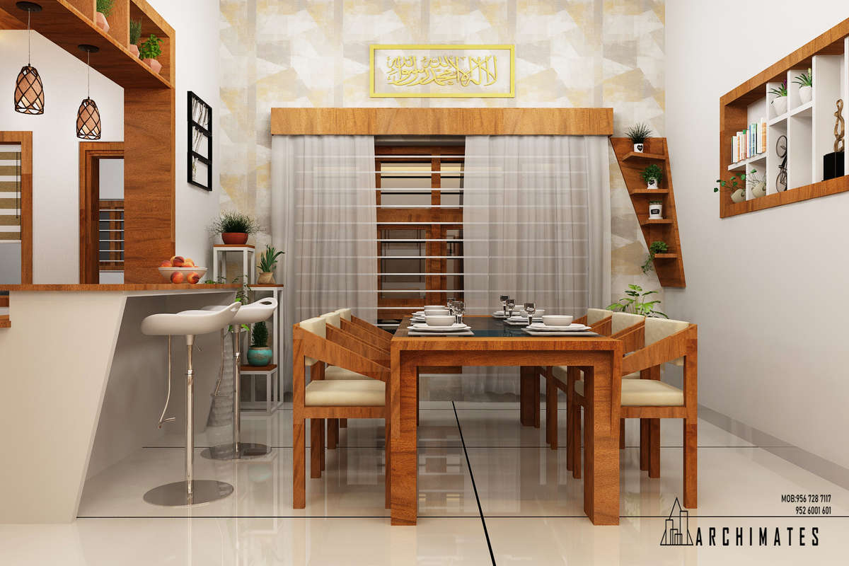 Furniture, Dining, Table, Storage Designs by Civil Engineer Noufal archimates, Malappuram | Kolo