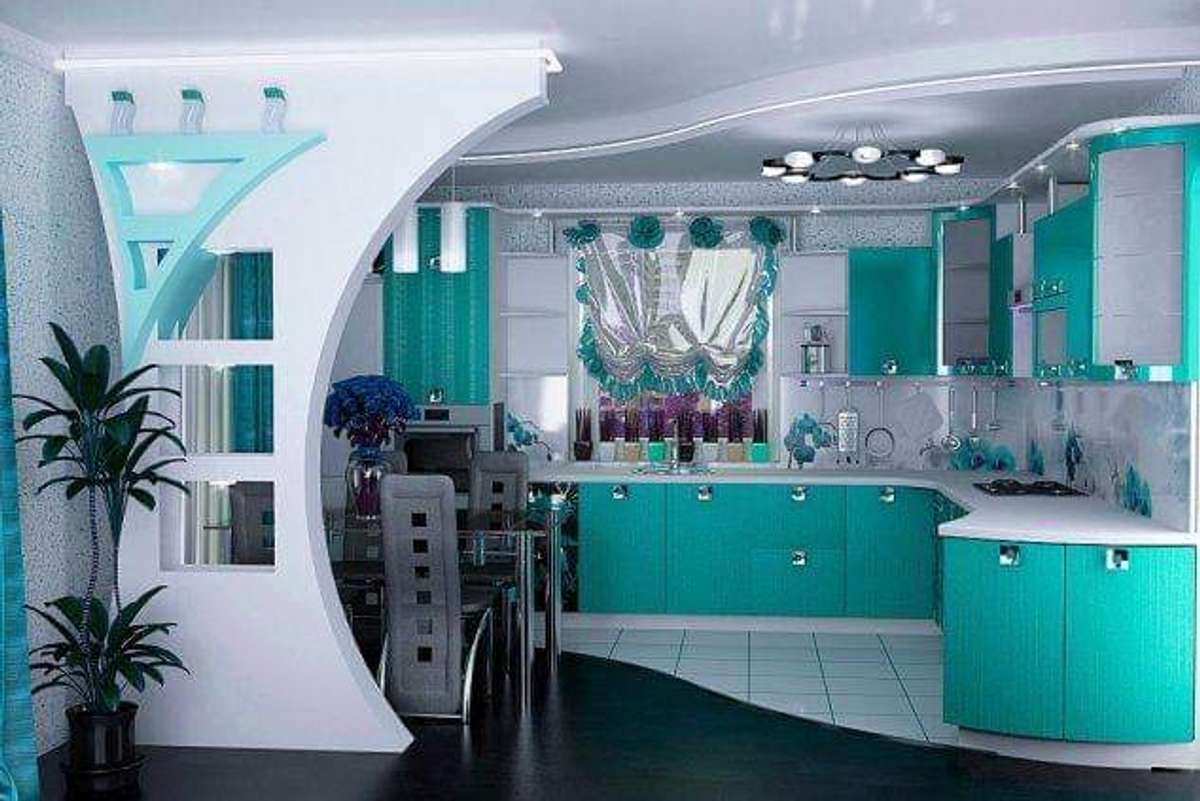 Kitchen, Storage Designs by Contractor THIYA HOME DESIGNS, Gautam ...