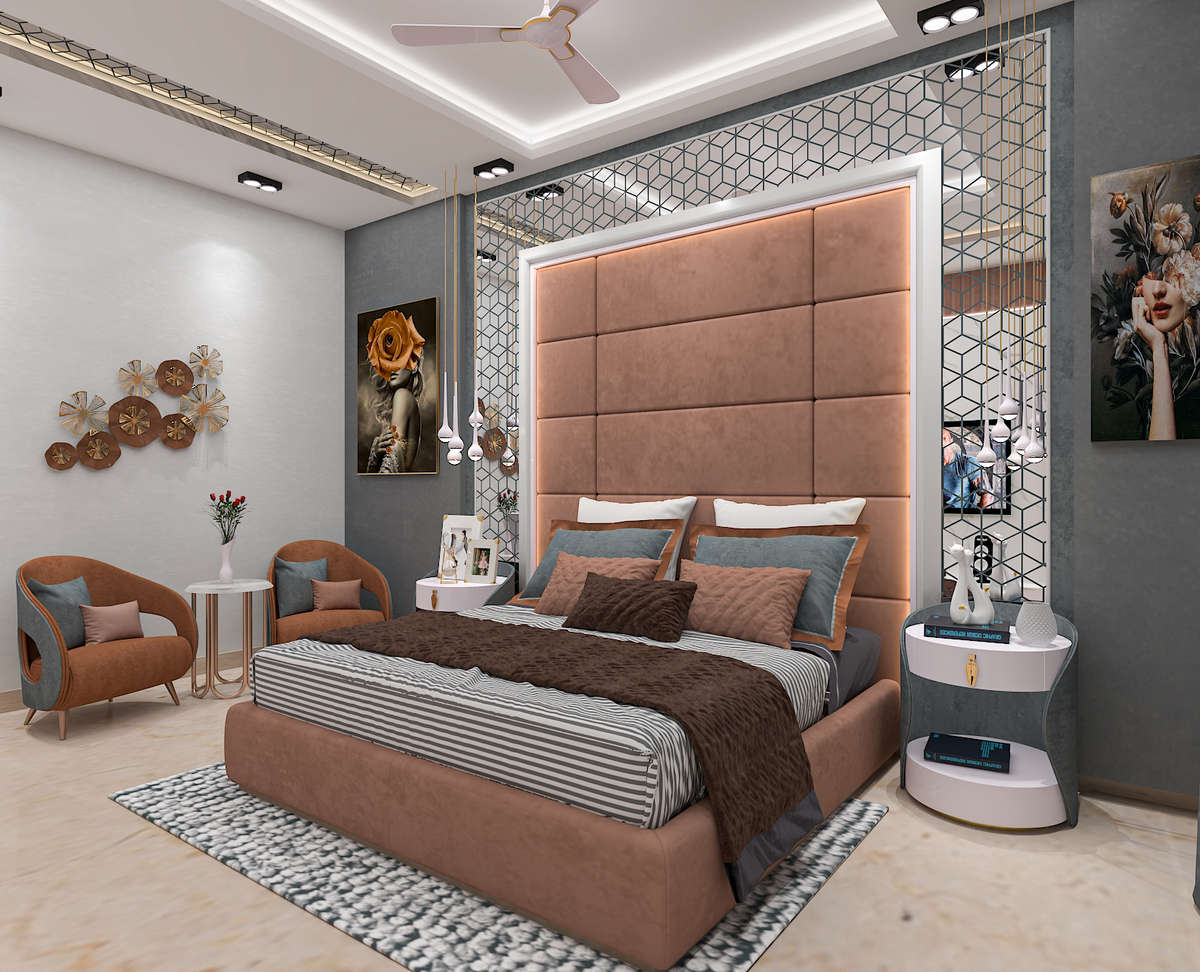 Furniture, Lighting, Storage, Bedroom Designs by Interior Designer DREAM BUILDS, Delhi | Kolo