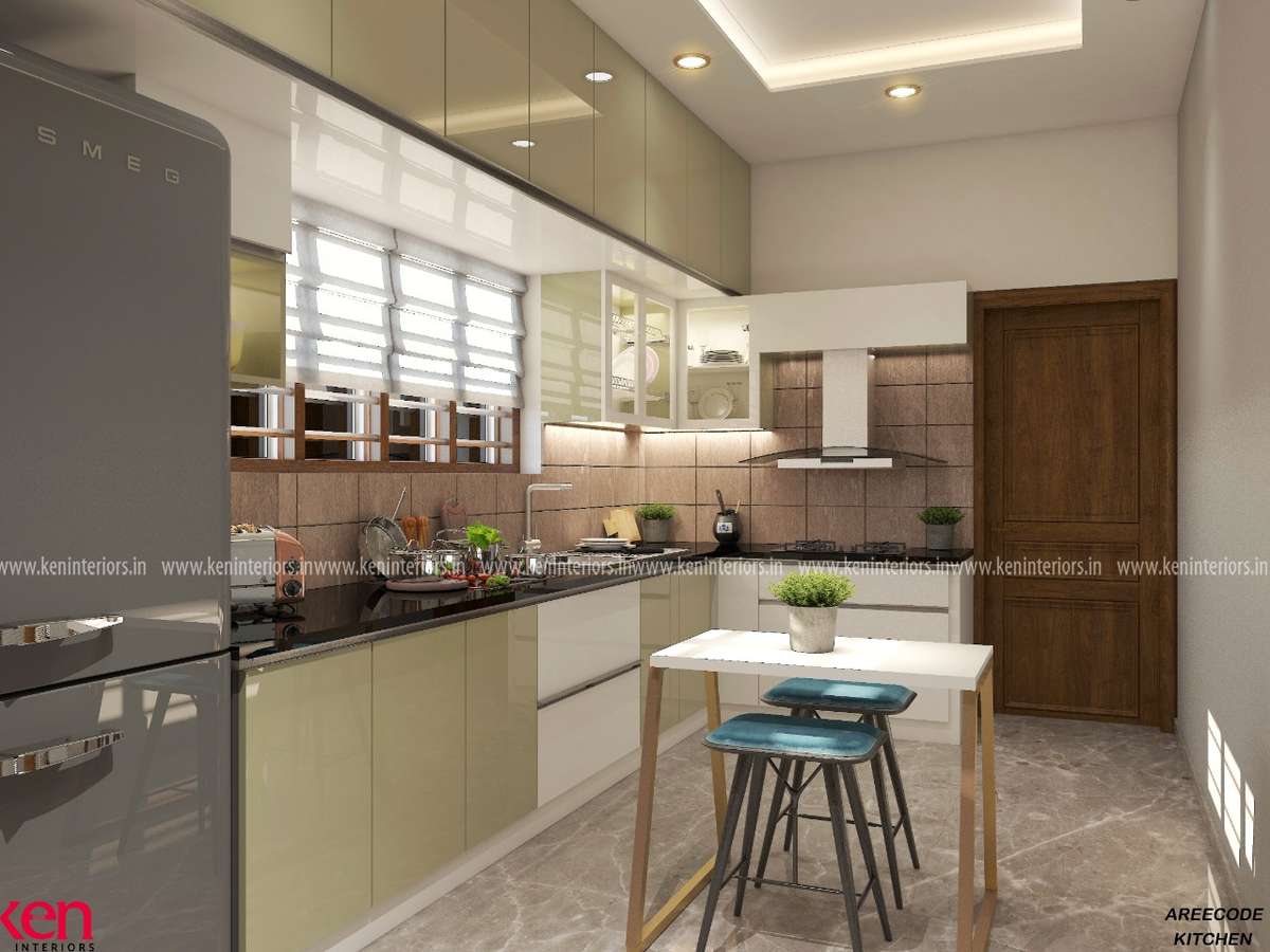 Kitchen, Lighting, Storage, Furniture Designs by Architect Ar anulashin, Malappuram | Kolo