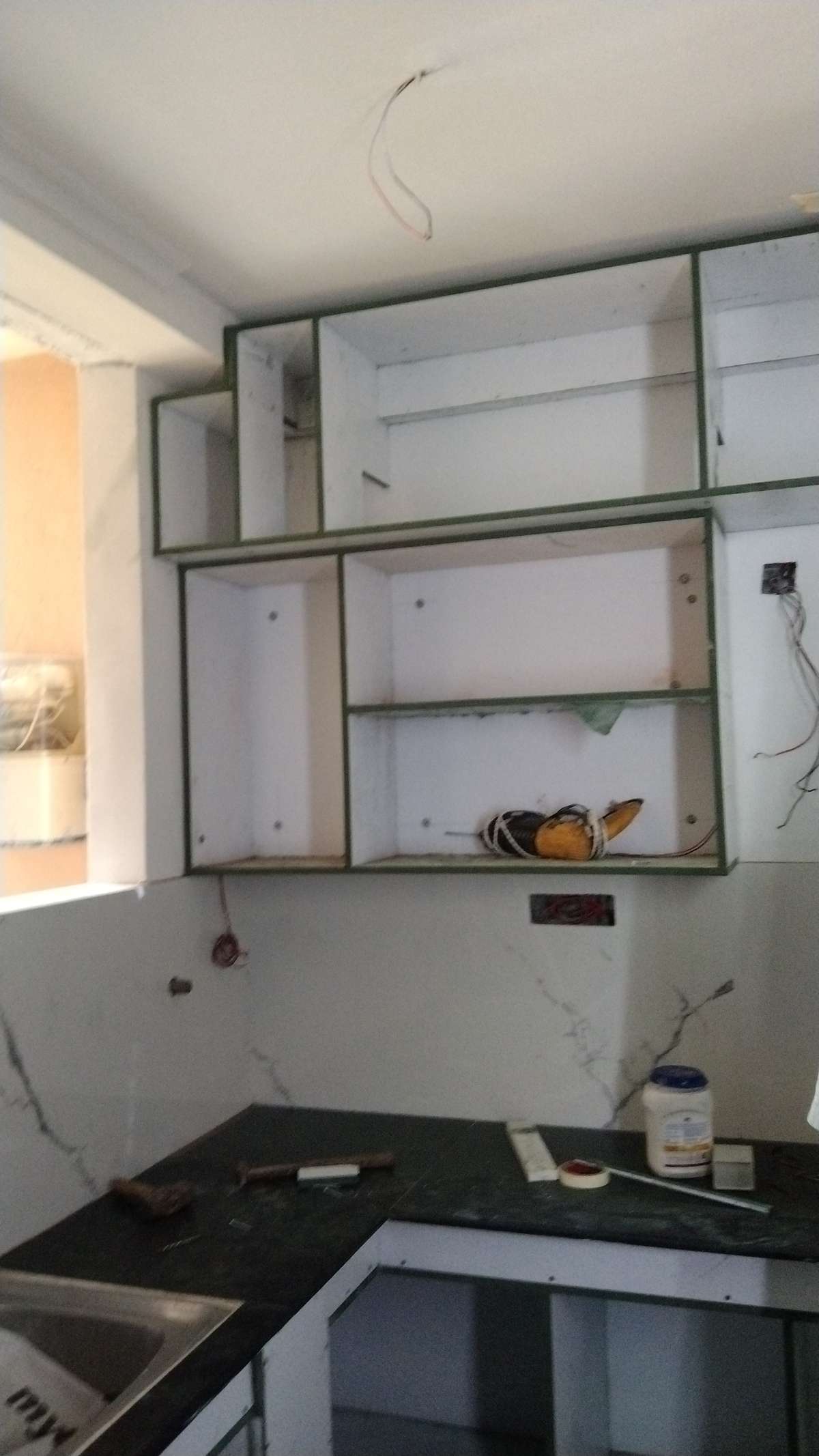 Kitchen, Storage Designs by Carpenter Ghaziabad furniture house Fazal