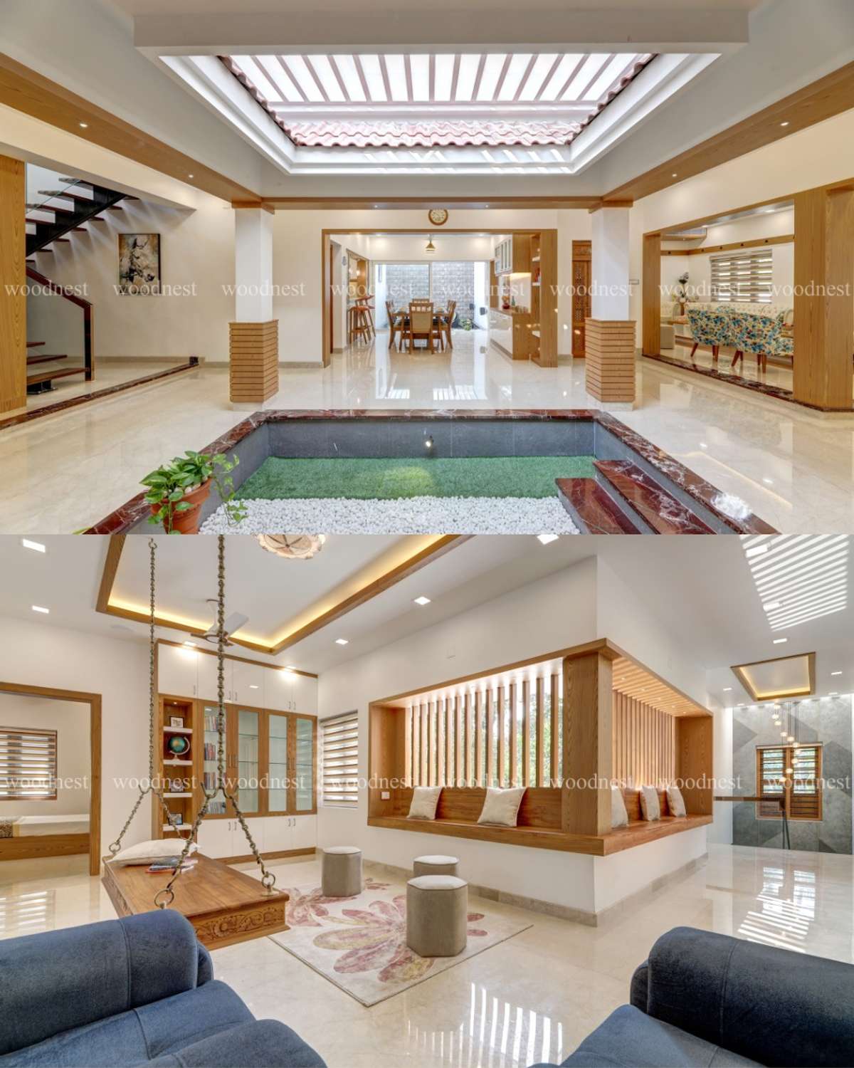 Exterior, Lighting Designs by Interior Designer Woodnest Developers, Thrissur | Kolo
