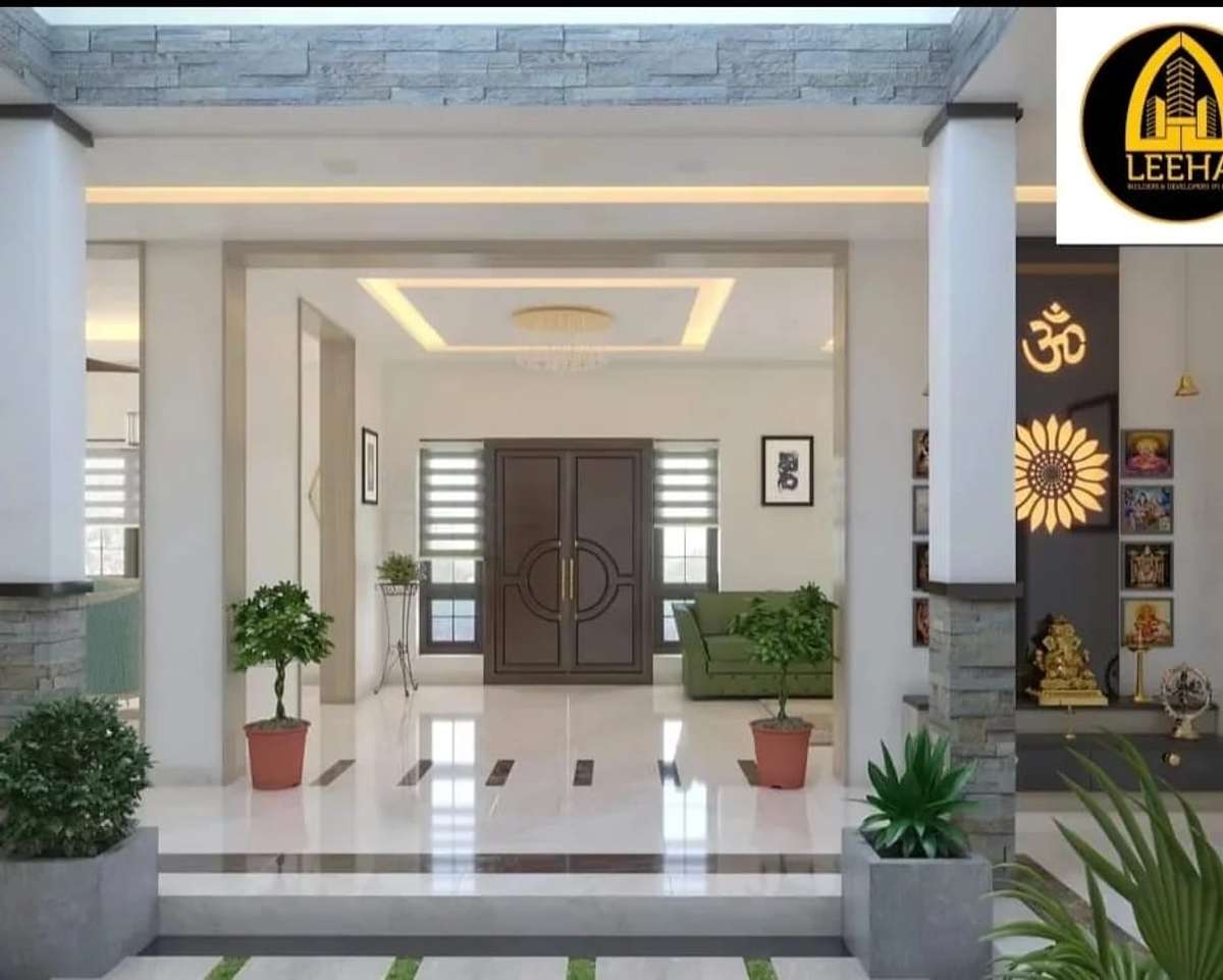 Ceiling, Lighting, Living, Home Decor, Furniture Designs by Contractor Jasi Leeha Builders, Kannur | Kolo