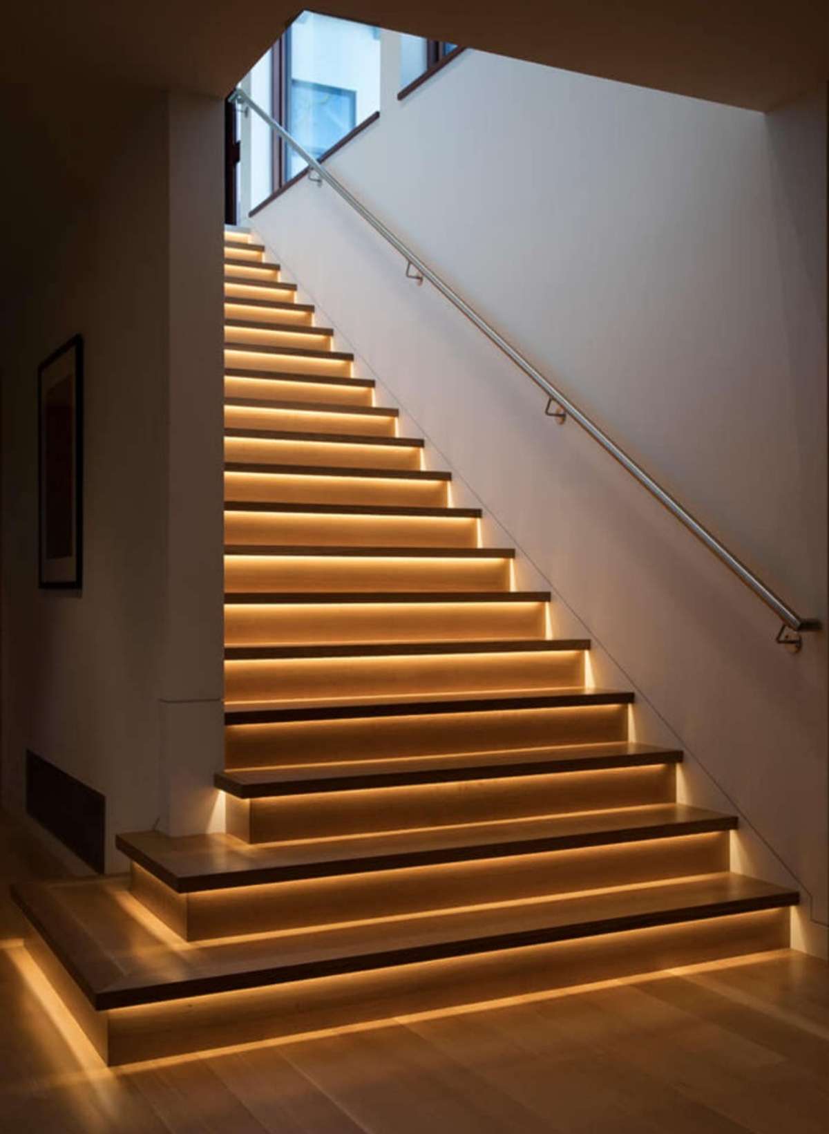 Staircase, Lighting Designs by Electric Works Pradeep Malviya, Indore | Kolo