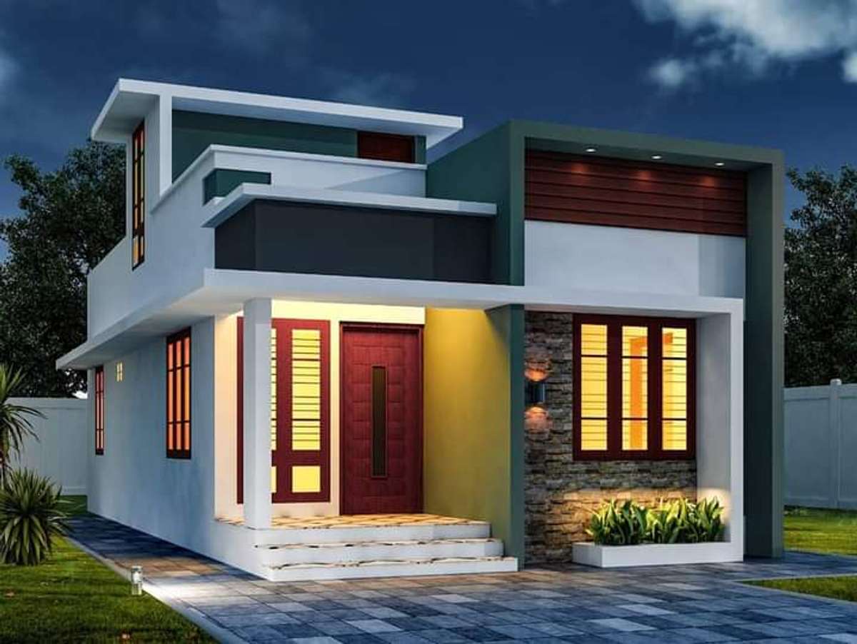 Exterior, Lighting Designs by Architect morrow home designs, Thiruvananthapuram | Kolo