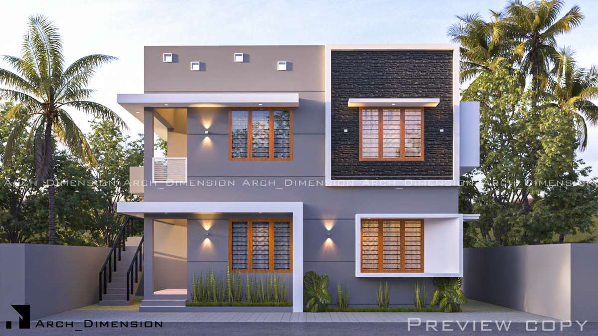 Exterior, Lighting Designs by Contractor Rajeesh R, Kollam | Kolo