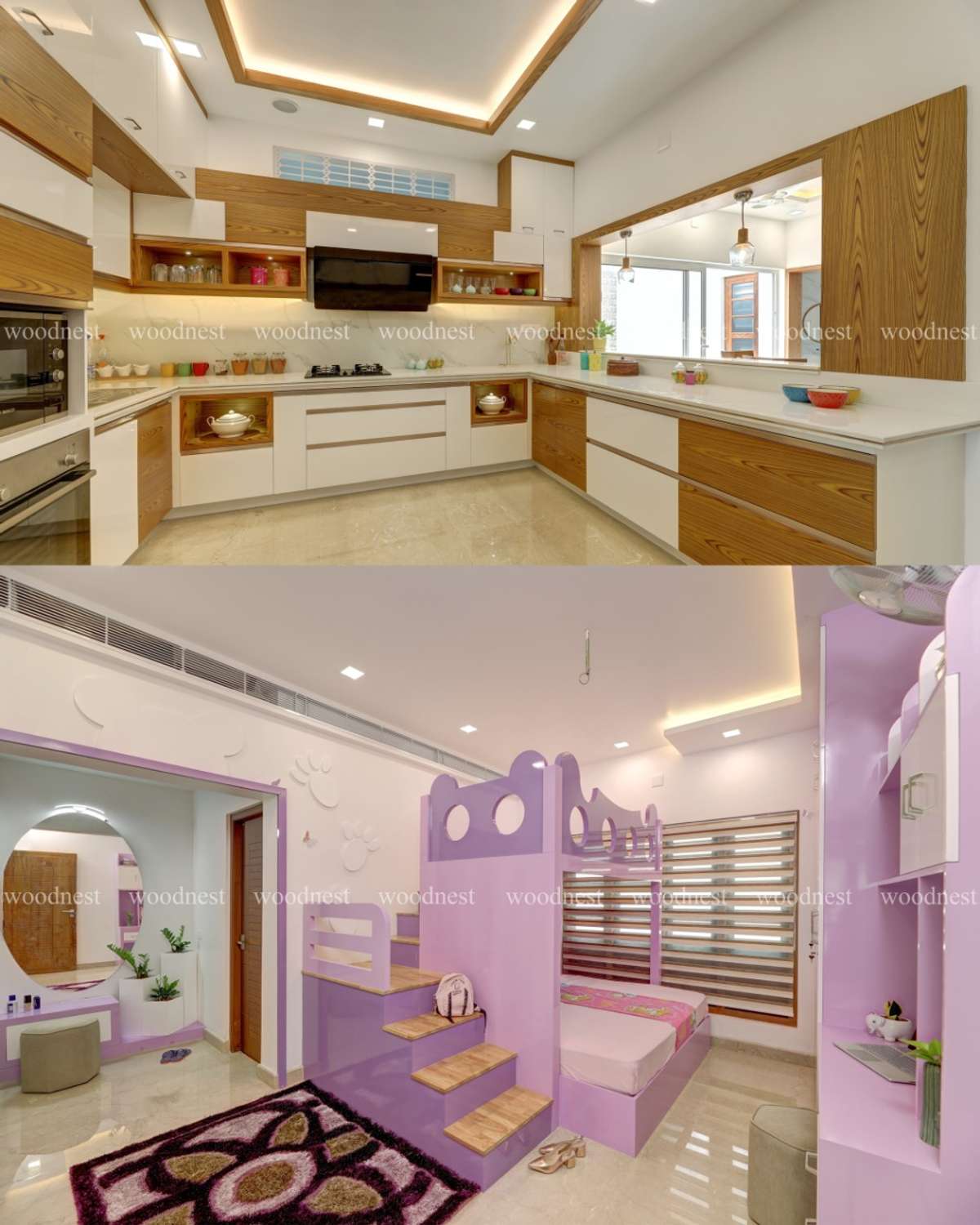 Exterior, Lighting Designs by Interior Designer Woodnest Developers, Thrissur | Kolo