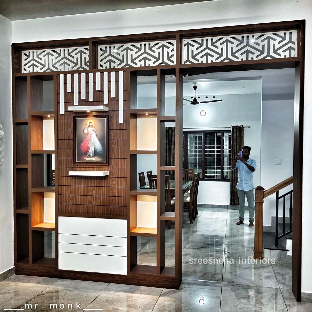 Lighting, Prayer Room, Storage Designs by Interior Designer SREESNEHA INTERIORS, Kottayam | Kolo