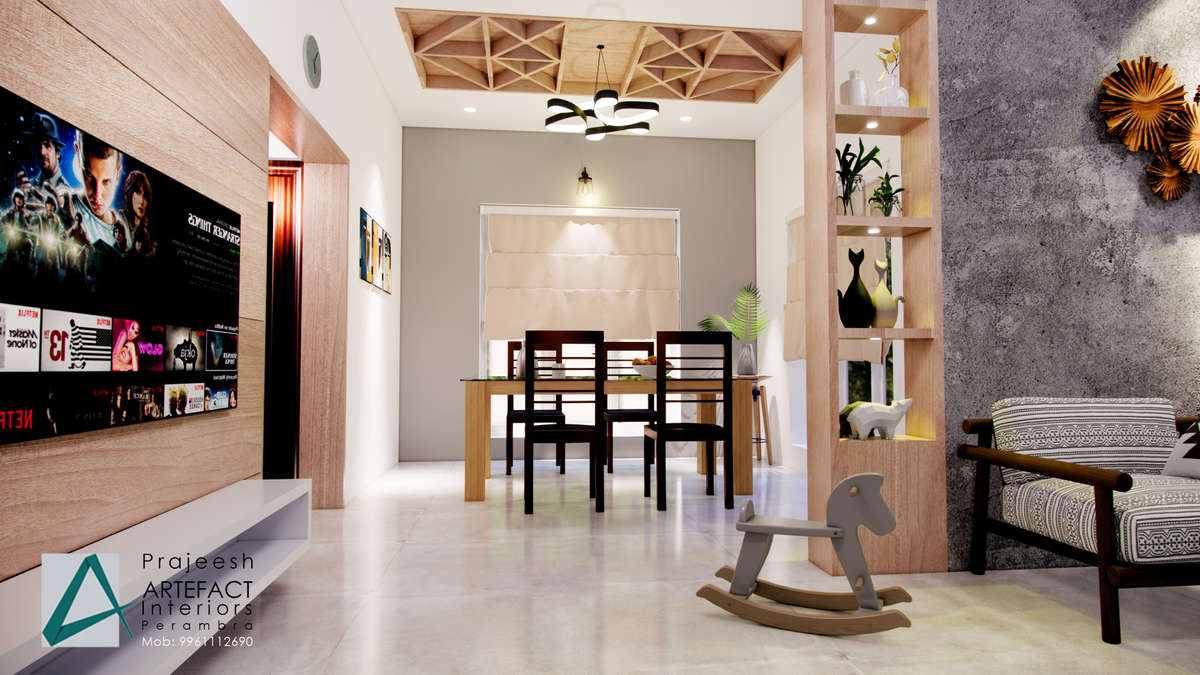 Furniture, Dining, Storage, Table Designs by Interior Designer Artefact interiors, Kozhikode | Kolo