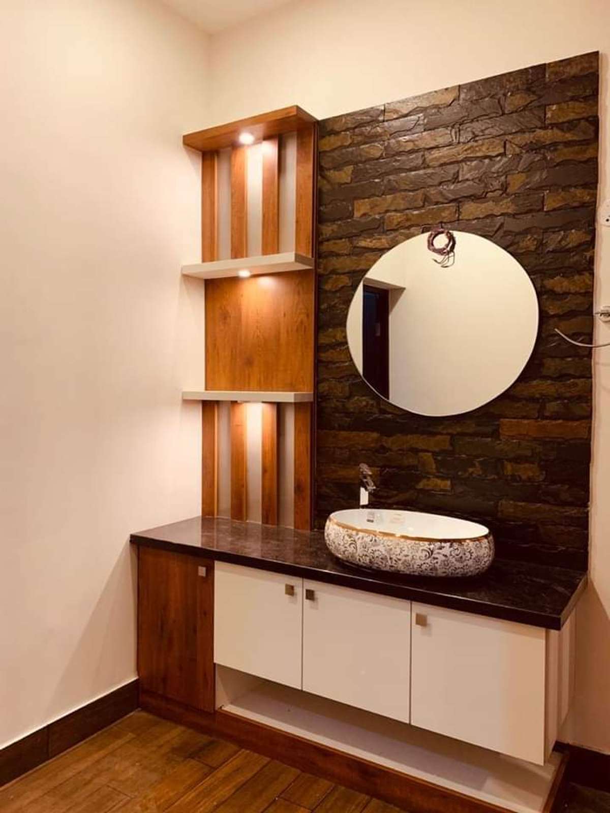 Wall, Bathroom Designs by Interior Designer Ani alappattu, Kannur Kolo
