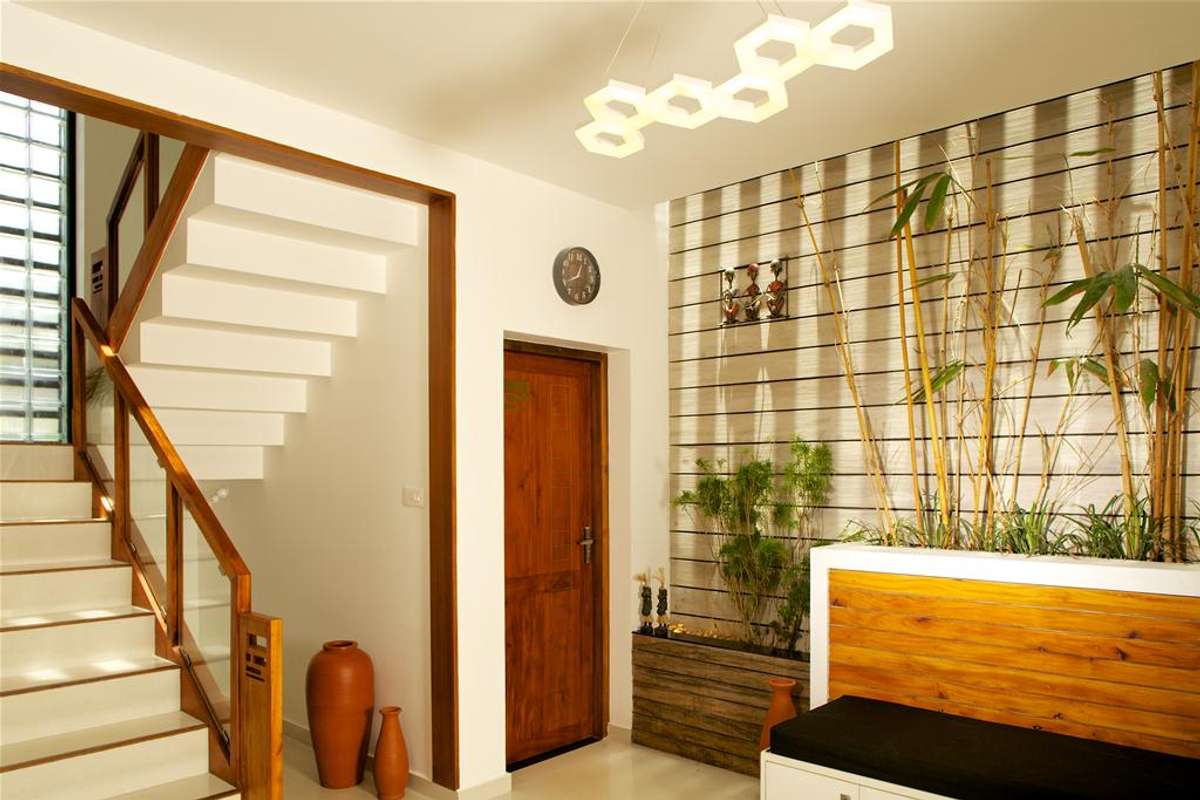 Staircase, Wall Designs by Architect ARUN TG, Thiruvananthapuram | Kolo