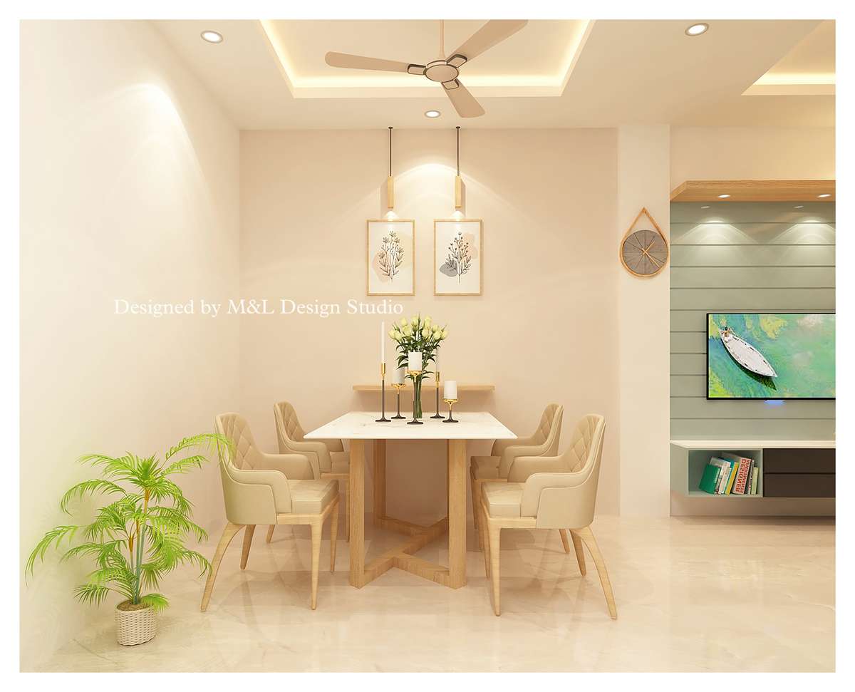 Ceiling, Lighting, Living, Storage Designs by Interior Designer Rahul Lodhi, Indore | Kolo