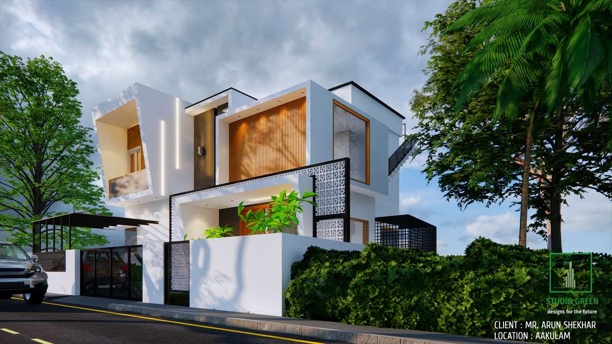 Designs by Civil Engineer Er Ajay Subhash, Thiruvananthapuram | Kolo