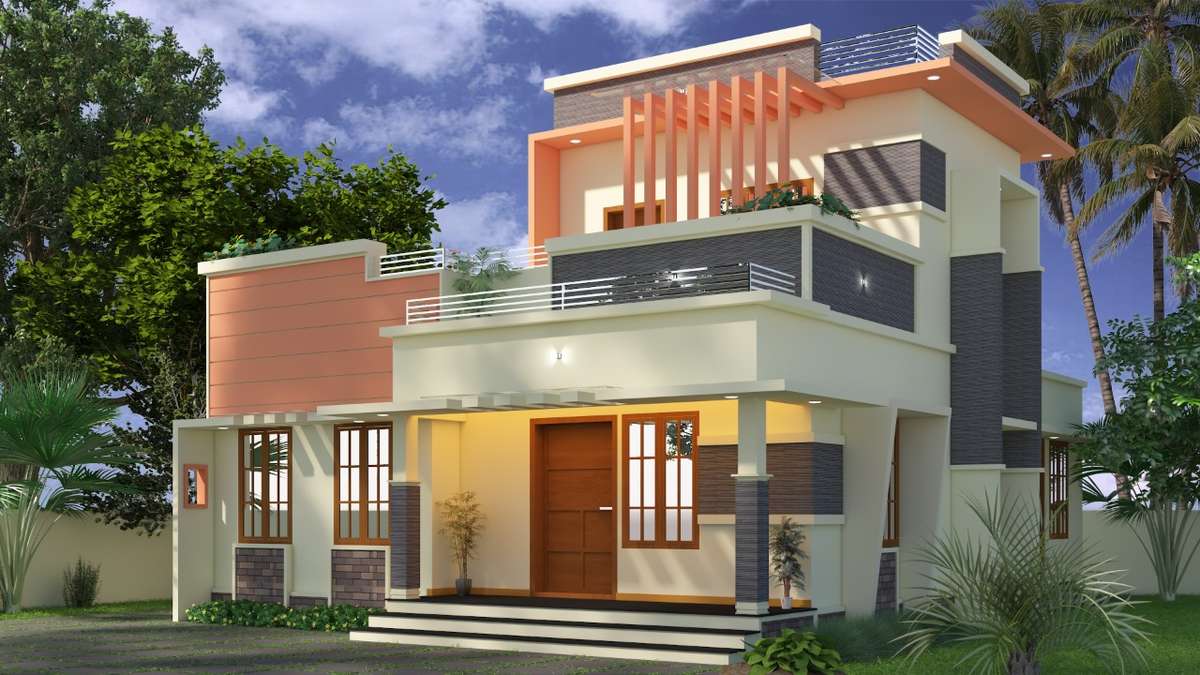 Exterior, Lighting Designs by 3D & CAD 3D 2D Designer, Kottayam | Kolo
