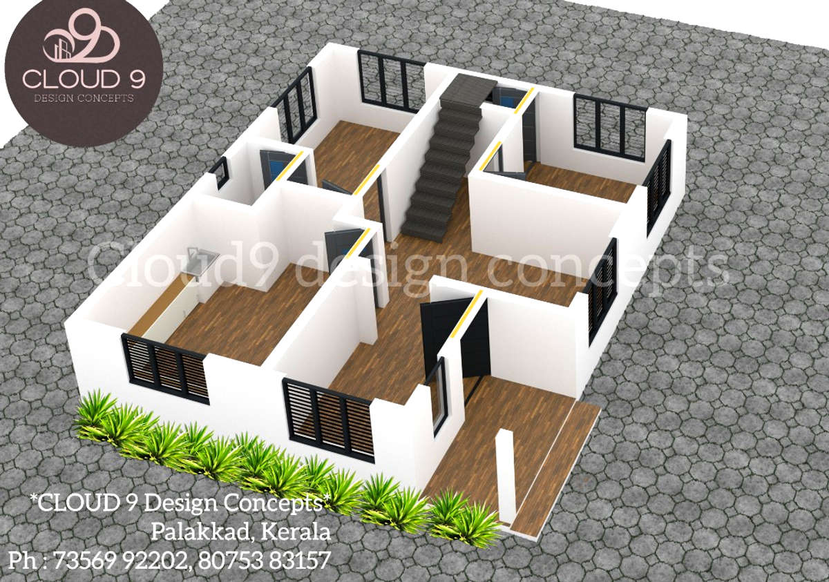 Designs by Civil Engineer Sarath S, Ernakulam | Kolo