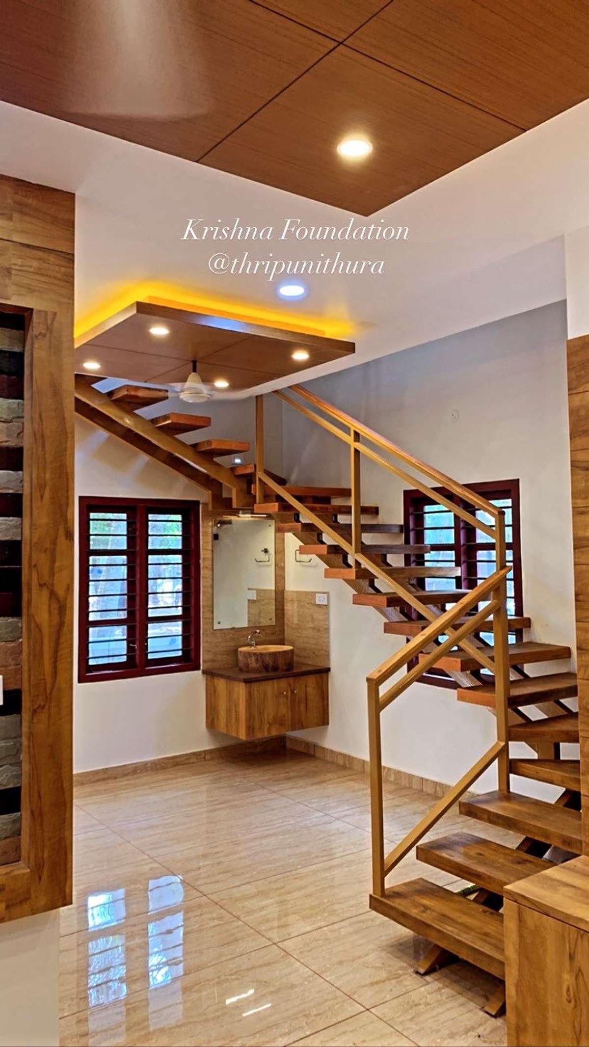 Dining, Lighting, Flooring Designs by Contractor Niyadh K M, Ernakulam | Kolo
