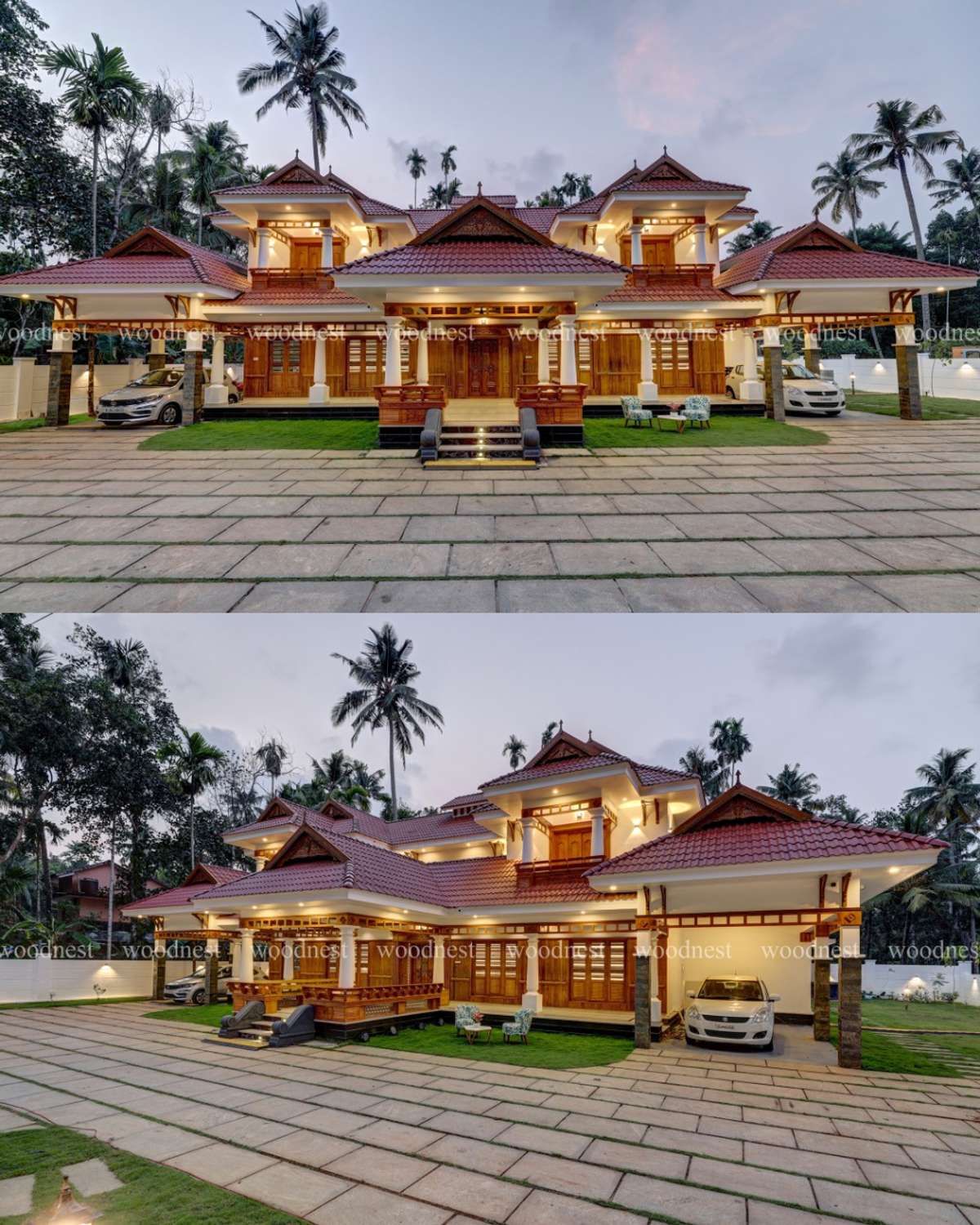 Exterior, Lighting Designs by Interior Designer Woodnest Developers, Thrissur | Kolo