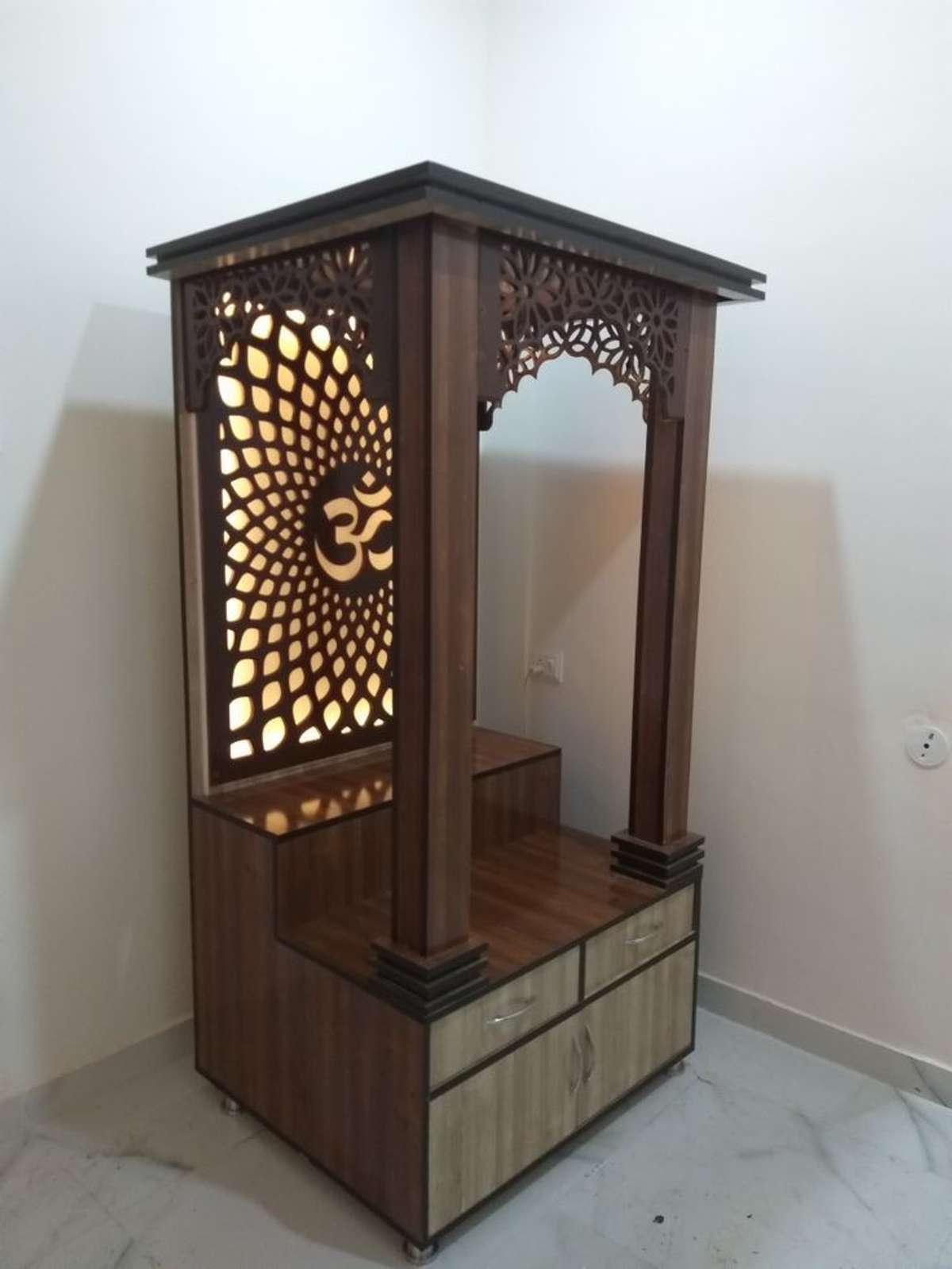 Prayer Room, Storage Designs by Interior Designer MAJESTIC INTERIORS ®, Faridabad | Kolo