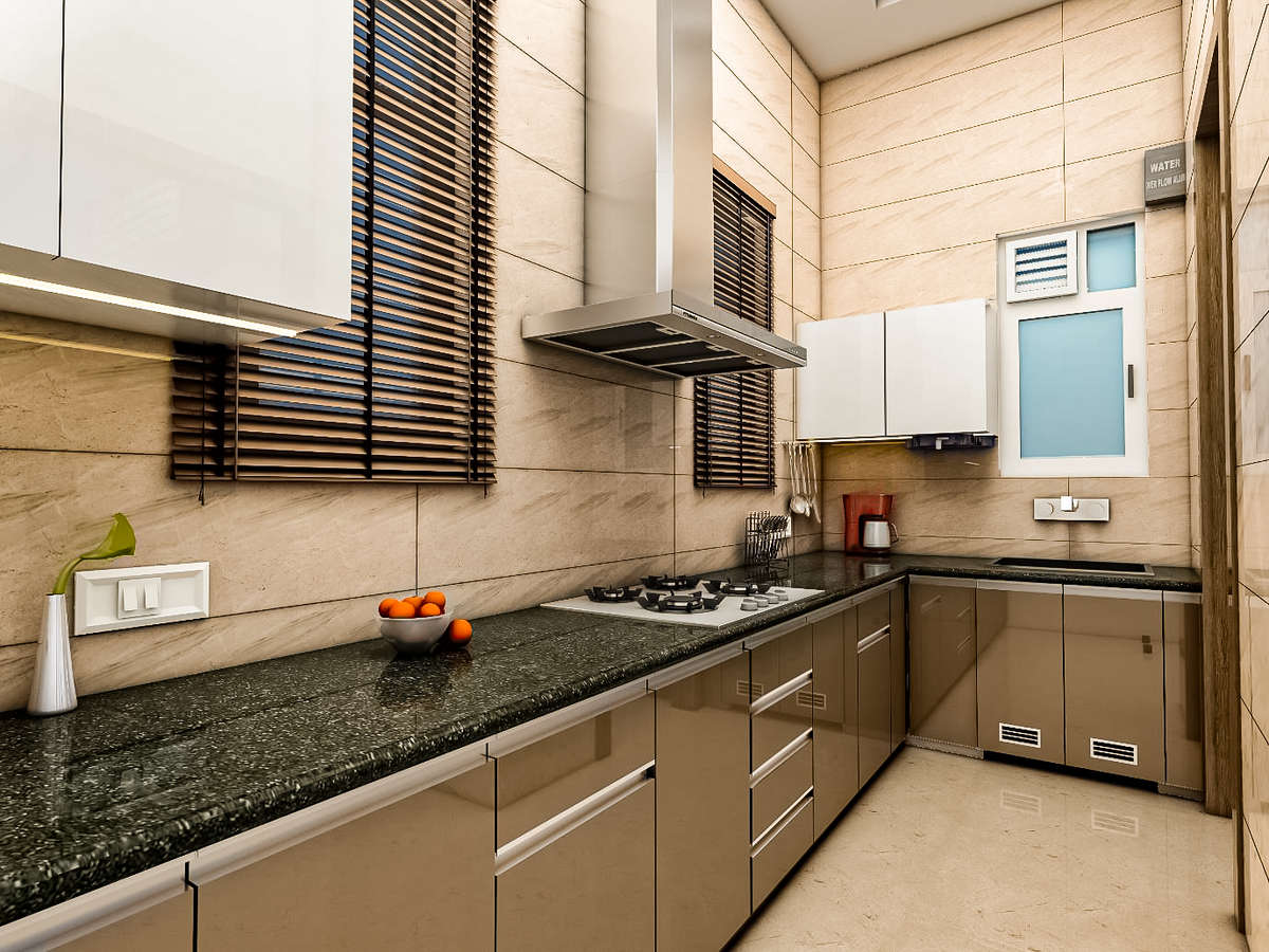 Kitchen, Storage Designs by Architect Ankur Chaudhary, Gautam Buddh Nagar | Kolo