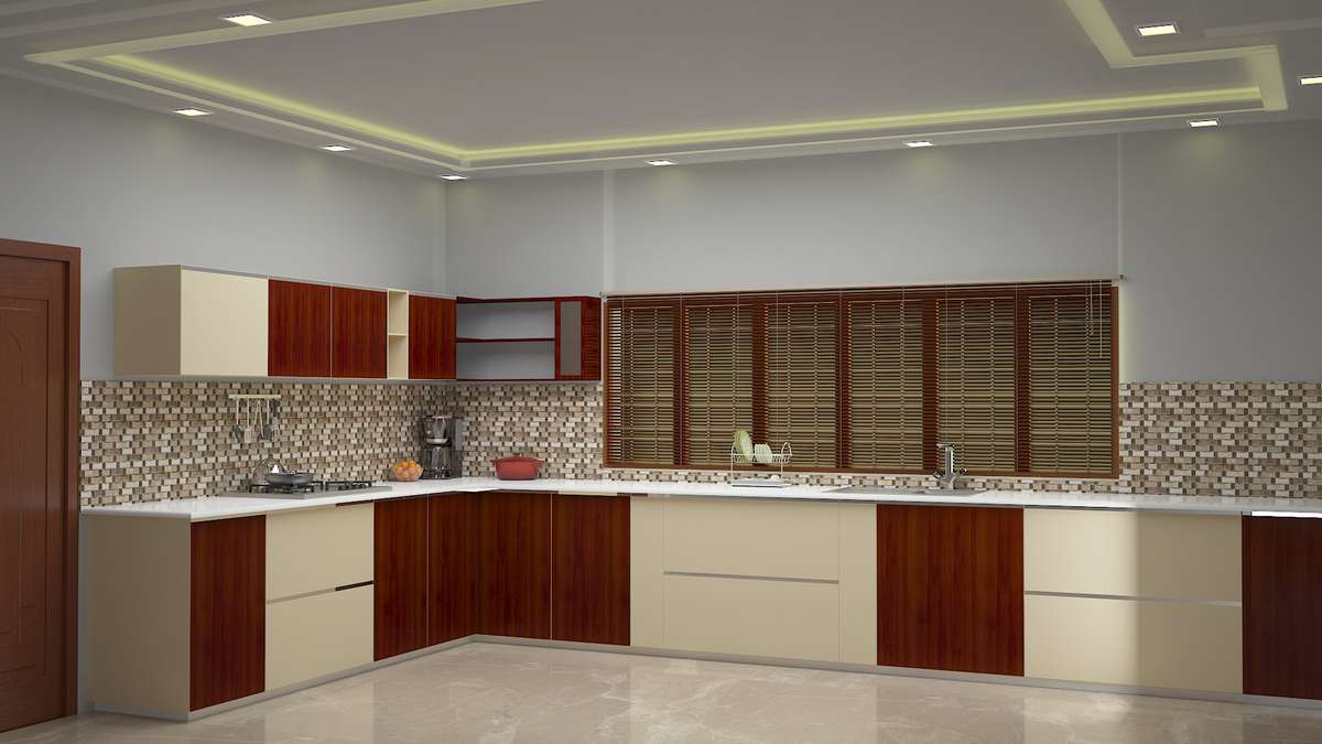 Kitchen, Lighting, Storage Designs by 3D & CAD D artin interiors  builders, Thrissur | Kolo