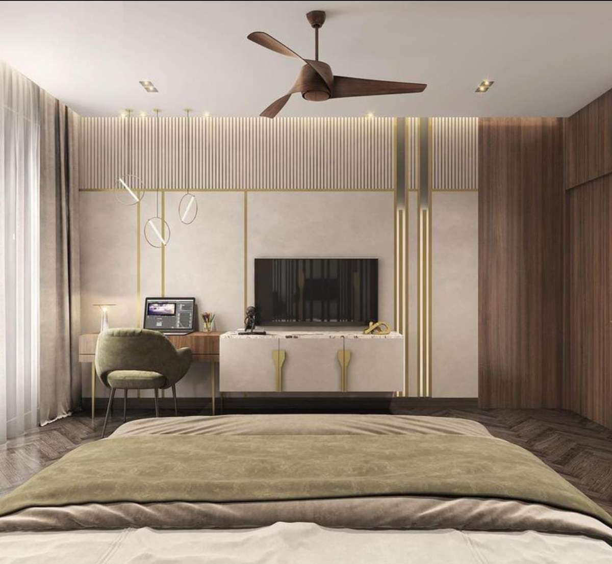 Furniture, Bedroom, Storage Designs by 3D & CAD real space design and developer, Jaipur | Kolo