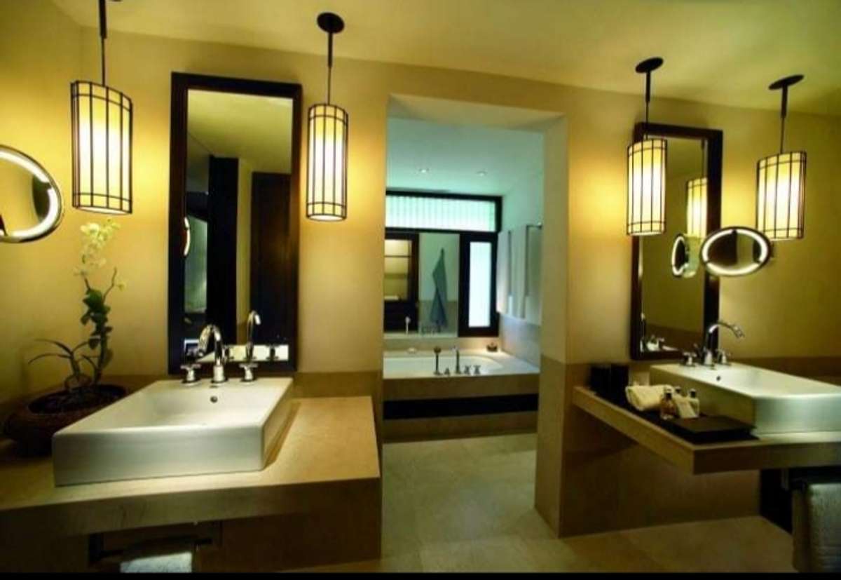 Bathroom, Lighting Designs by Contractor Vikram Choudhary, Gautam Buddh Nagar | Kolo