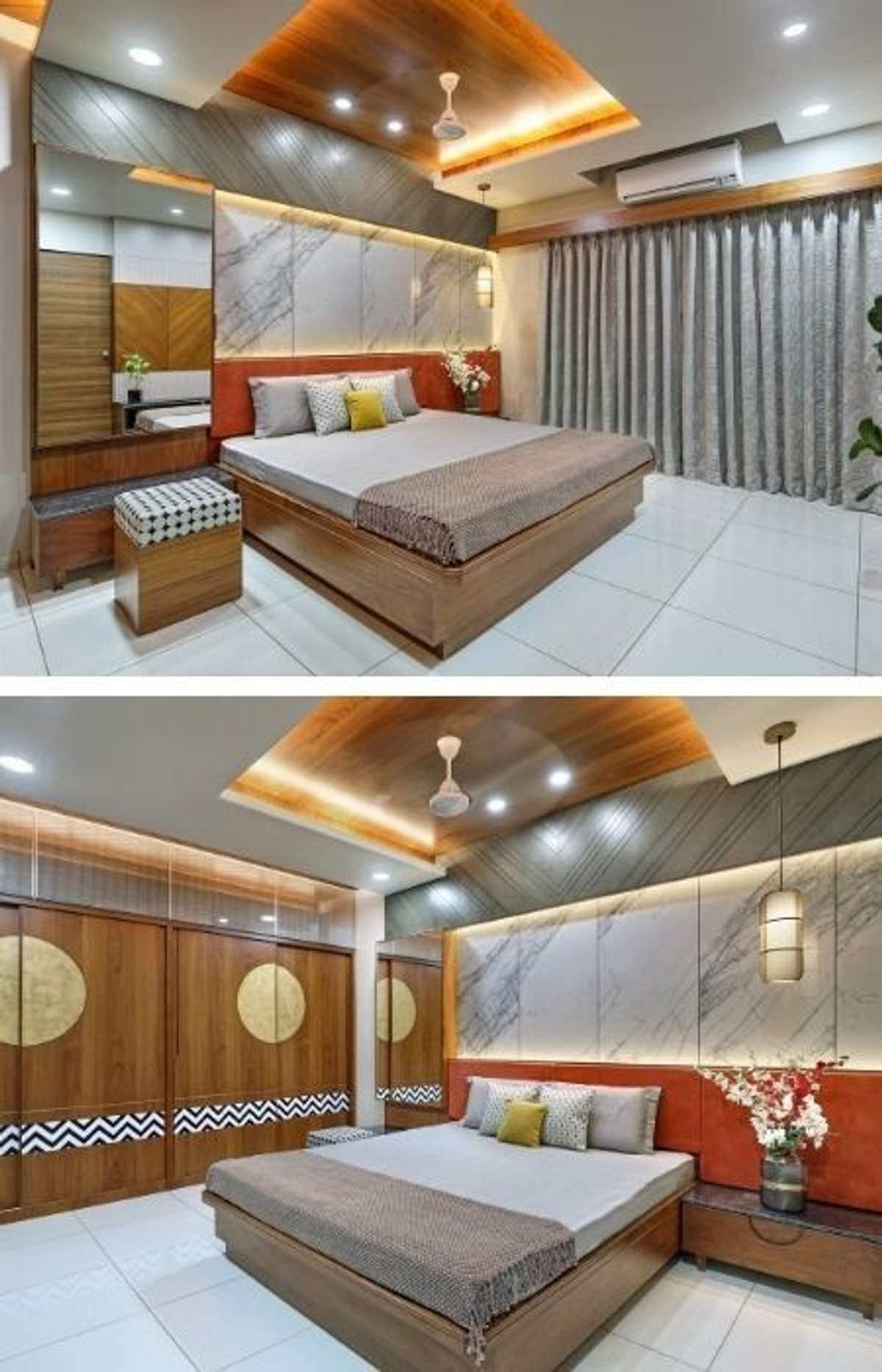 Ceiling, Furniture, Storage, Wall, Bedroom Designs by Architect Er Manoj Bhati, Jaipur | Kolo
