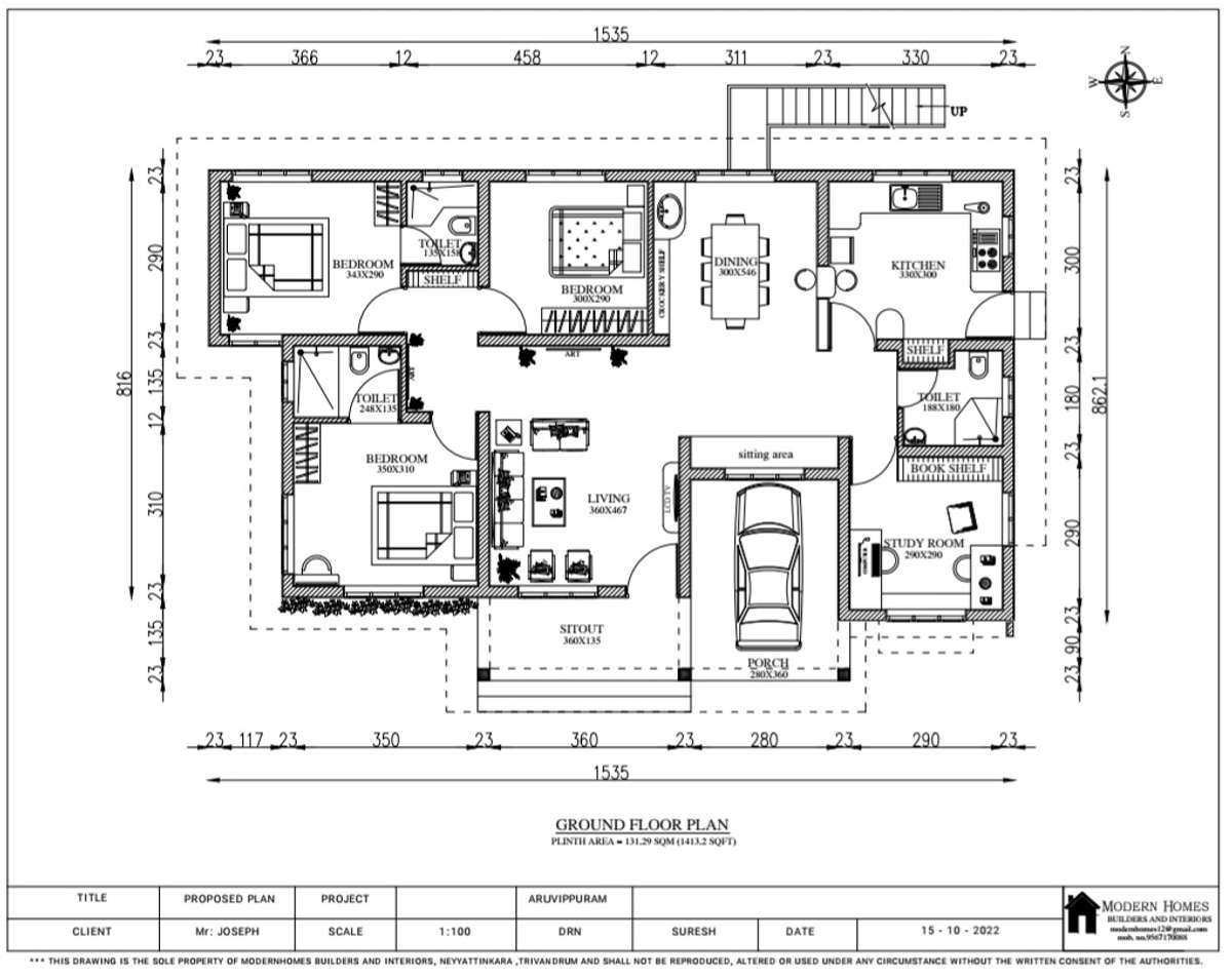 Designs by Civil Engineer Suresh TS, Thiruvananthapuram | Kolo